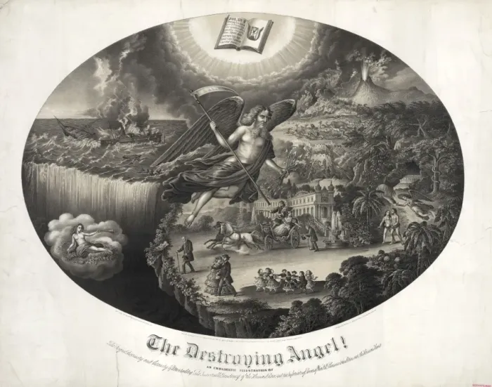 Framed Print : The Destroying angel Framed Print : The Destroying angel