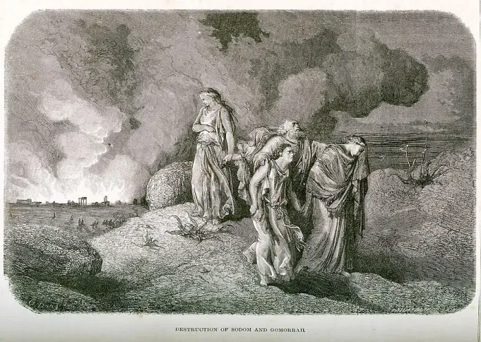 Framed Print : Destruction of Sodom and Gomorrah (Lot's Wife) Framed Print : Destruction of Sodom and Gomorrah (Lot's Wife)