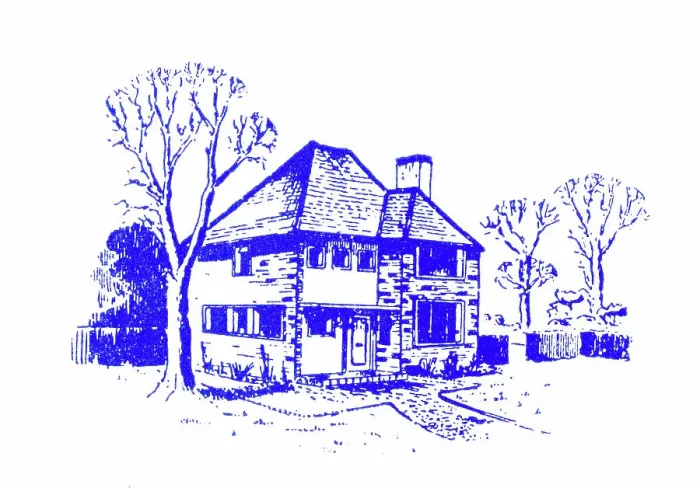 Framed Print : Detached house Framed Print : Detached house