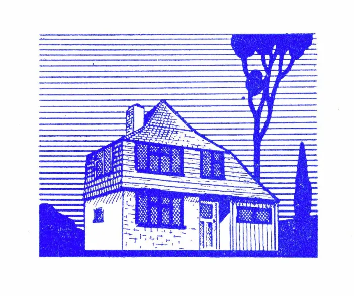 Framed Print : Detached house Framed Print : Detached house