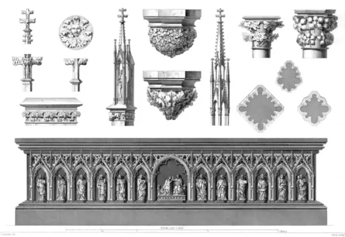 Framed Print : Details from Koln Cath Framed Print : Details from Koln Cath