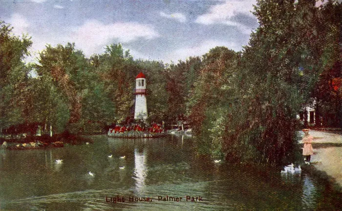 Framed Print : Detroit, Michigan, USA - Lighthouse at Palmer Park Framed Print : Detroit, Michigan, USA - Lighthouse at Palmer Park