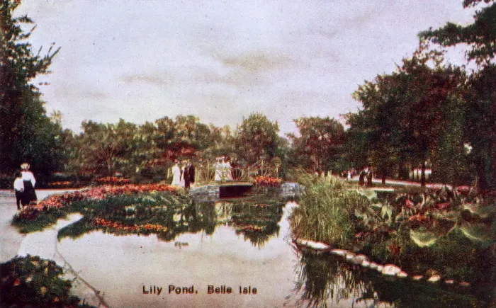 Framed Print : Detroit, Michigan, USA - Lily Pond on Belle Isle Framed Print : Detroit, Michigan, USA - Lily Pond on Belle Isle