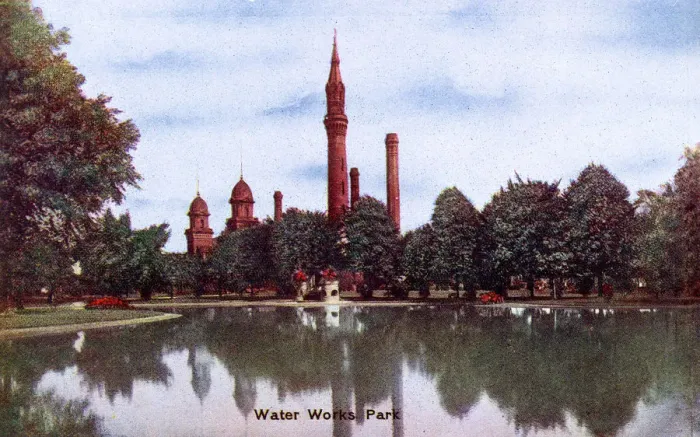 Framed Print : Detroit, Michigan, USA - Water Works Park Framed Print : Detroit, Michigan, USA - Water Works Park
