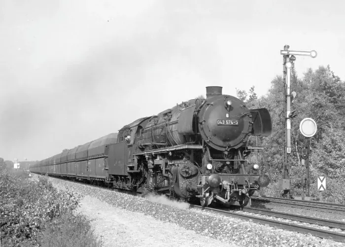Framed Print : Deutsche Bundesbahn steam locomotive 043 574-3 Framed Print : Deutsche Bundesbahn steam locomotive 043 574-3