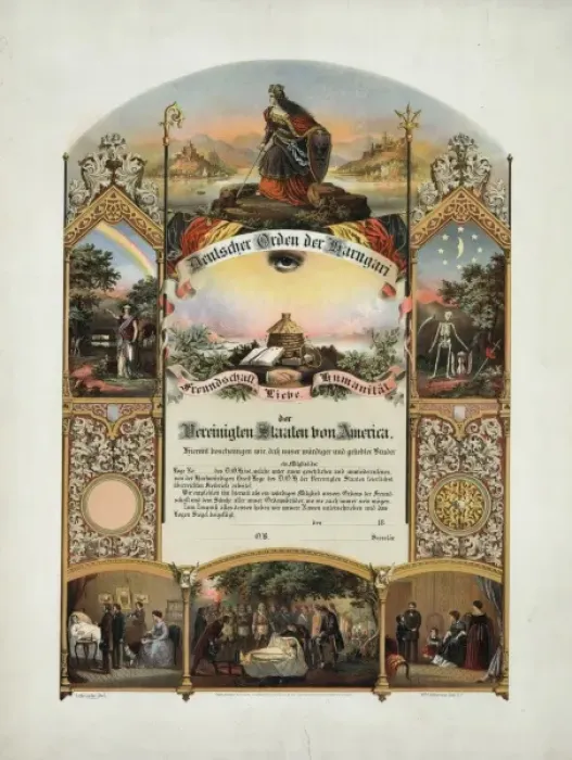 Framed Print : Deutscher Orden der Harngari Framed Print : Deutscher Orden der Harngari