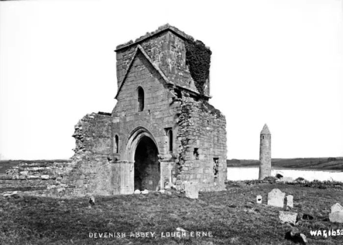 Framed Print : Devenish Abbey, Lough Erne Framed Print : Devenish Abbey, Lough Erne