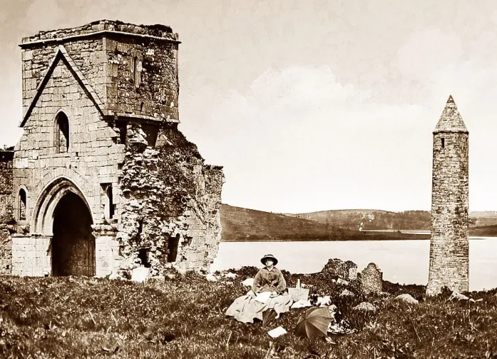 Framed Print : Devenish Island, Lough Erne, Enniskillen, Ireland Framed Print : Devenish Island, Lough Erne, Enniskillen, Ireland
