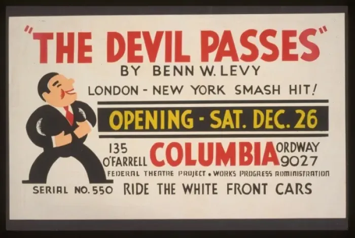 Framed Print : The devil passes by Benn W. Levy The devil passes by Benn W Framed Print : The devil passes by Benn W. Levy The devil passes by Benn W