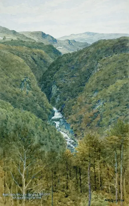 Framed Print : Devil's Bridge Falls, Rheidol Valley, nr Aberystwyth, Wales Framed Print : Devil's Bridge Falls, Rheidol Valley, nr Aberystwyth, Wales