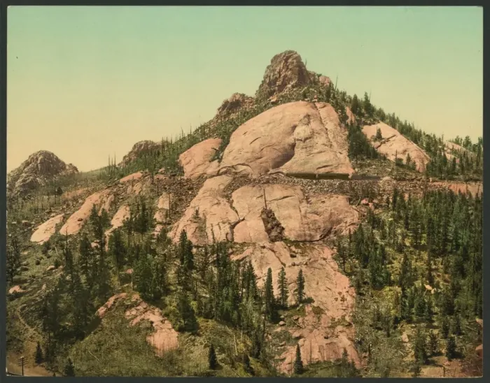 Framed Print : The Devils Slide, Colorado Framed Print : The Devils Slide, Colorado