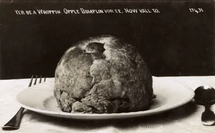 Framed Print : Devon Apple Dumpling Framed Print : Devon Apple Dumpling