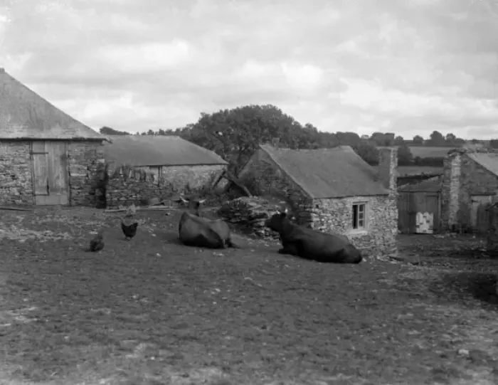 Framed Print : Devon Farmyard Framed Print : Devon Farmyard
