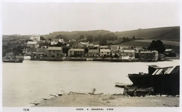 Framed Print : Devon - Hooe - estuary of the River Plym