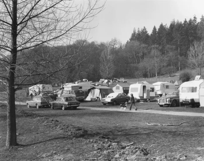 Framed Print : Devonshire Caravan Park Framed Print : Devonshire Caravan Park