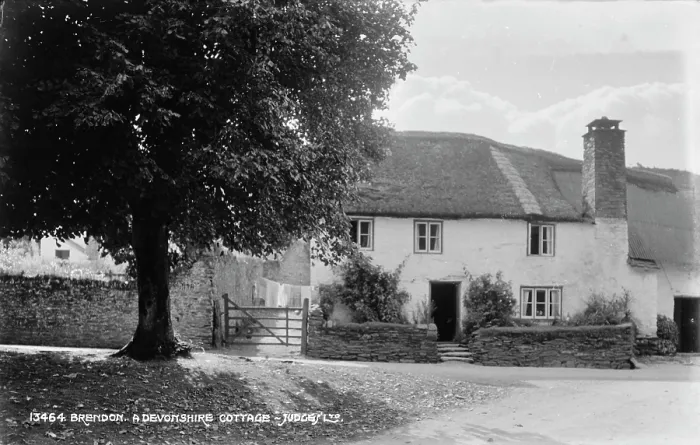 Framed Print : A Devonshire Cottage Framed Print : A Devonshire Cottage