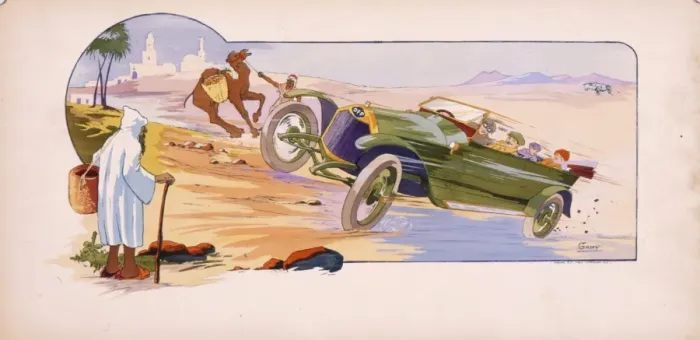 Framed Print : DFP car speeding through the desert Framed Print : DFP car speeding through the desert