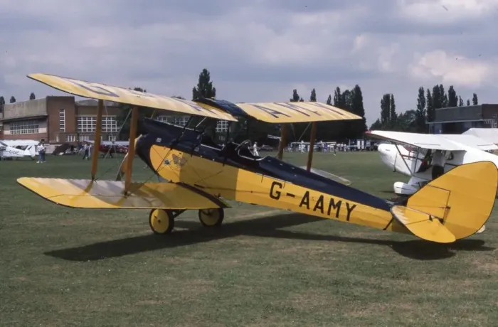 Framed Print : DH. 60 Moth - G-aMY - Cranfield Framed Print : DH. 60 Moth - G-aMY - Cranfield