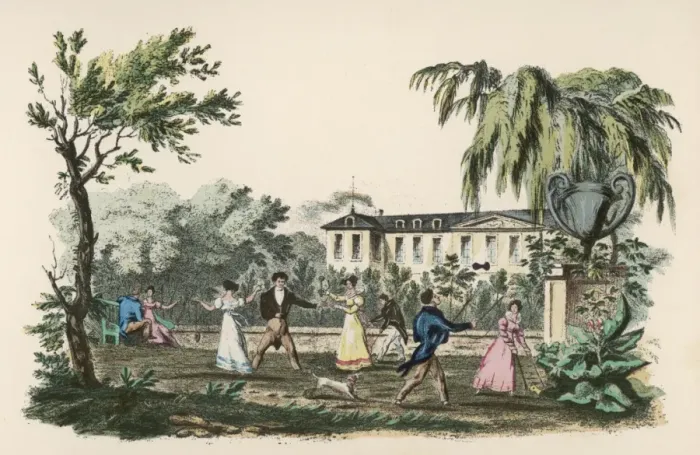 Framed Print : Diabolo Game in Garden Framed Print : Diabolo Game in Garden