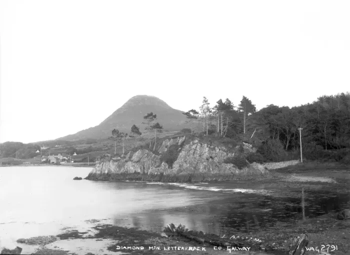 Framed Print : Diamond Mountain. Letterfrack, Co. Galway Framed Print : Diamond Mountain. Letterfrack, Co. Galway
