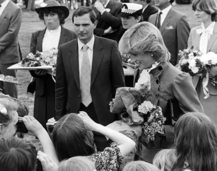 Framed Print : Diana, Princess of Wales in St Columb, Cornwall Framed Print : Diana, Princess of Wales in St Columb, Cornwall