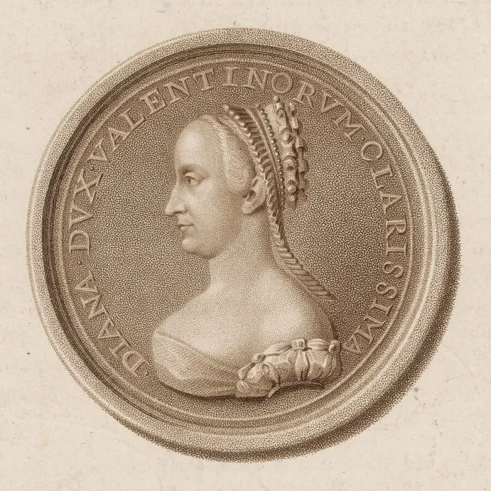 Framed Print : DIANE DE POITIERS MEDAL Framed Print : DIANE DE POITIERS MEDAL