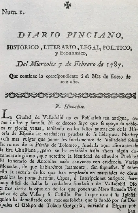Framed Print : Diario Pinciano. Spanish newspaper. Published between 1787-1 Framed Print : Diario Pinciano. Spanish newspaper. Published between 1787-1