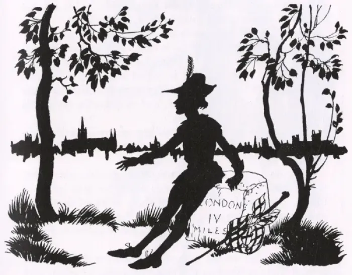 Framed Print : Dick Whittington by Arthur Rackham Framed Print : Dick Whittington by Arthur Rackham