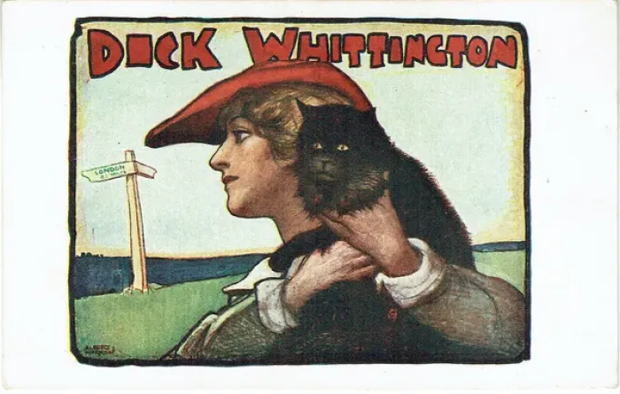 Framed Print : Dick Whittington. Artist Albert Morrow Framed Print : Dick Whittington. Artist Albert Morrow