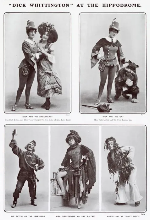 Framed Print : Dick Whittington at the London Hippodrome, 1903 Framed Print : Dick Whittington at the London Hippodrome, 1903