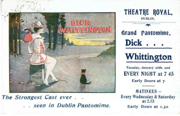 Framed Print : Dick Whittington. Theatre Royal, Dublin Framed Print : Dick Whittington. Theatre Royal, Dublin