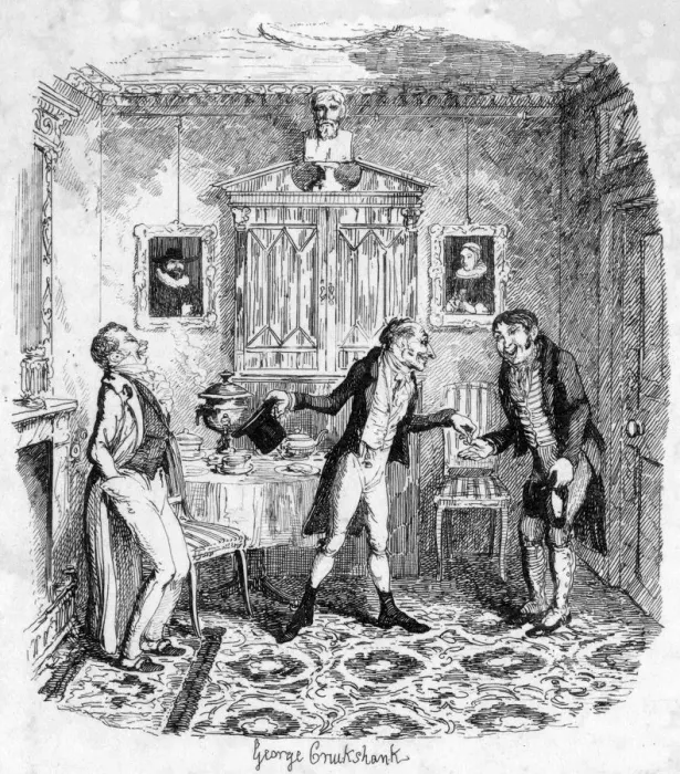 Framed Print : DICKENS / THE BROKERS MAN Framed Print : DICKENS / THE BROKERS MAN