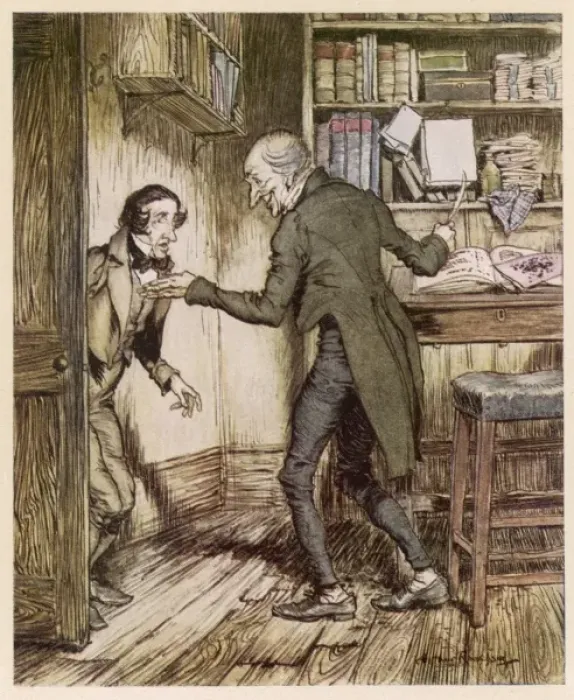 Framed Print : Dickens / Christmas Carol Framed Print : Dickens / Christmas Carol