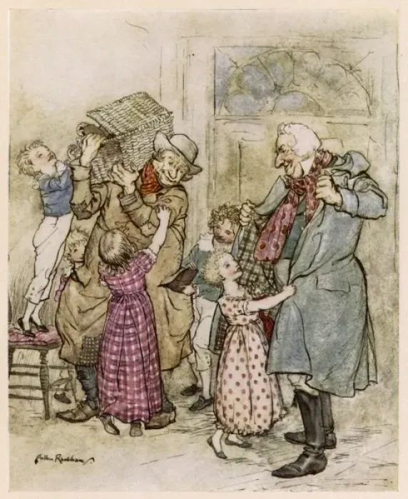 Framed Print : Dickens / Christmas Carol Framed Print : Dickens / Christmas Carol
