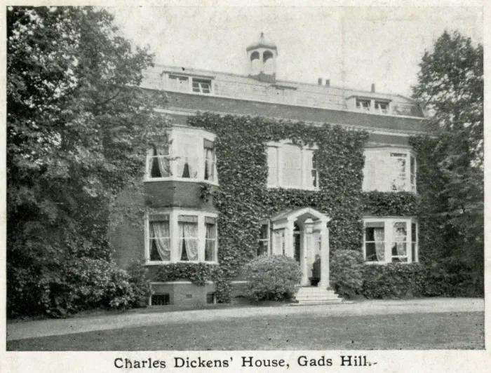 Framed Print : Dickens Home at Gads Hill, Rochester, Kent Framed Print : Dickens Home at Gads Hill, Rochester, Kent