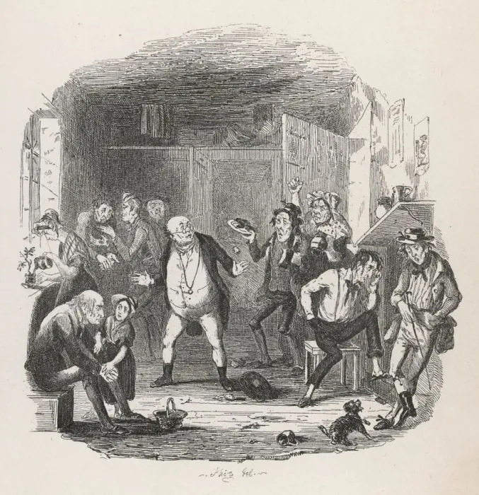 Framed Print : Dickens / Pickwick Papers Framed Print : Dickens / Pickwick Papers