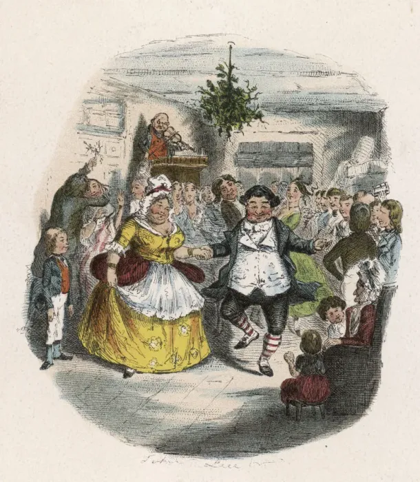 Framed Print : Dickensian Party Framed Print : Dickensian Party