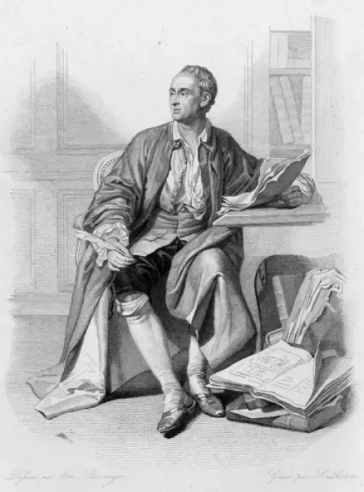 Framed Print : Diderot (Beranger) Framed Print : Diderot (Beranger)