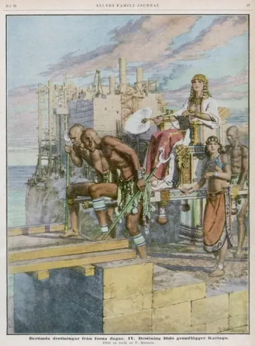 Framed Print : Dido Inspecting Framed Print : Dido Inspecting