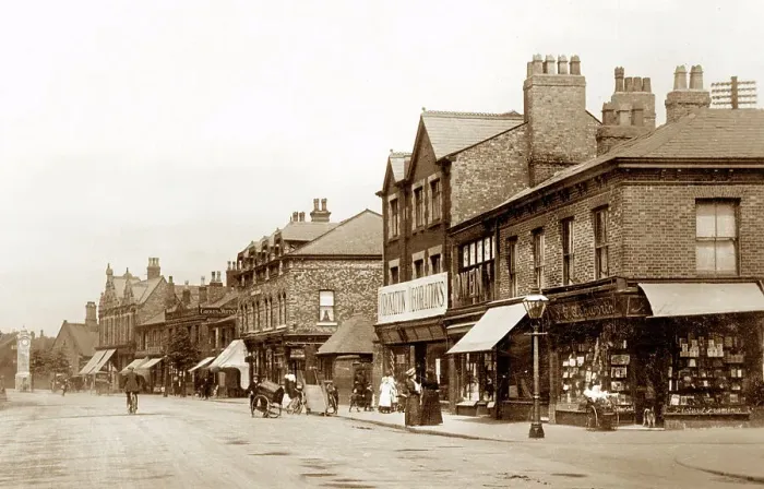 Framed Print : Didsbury Wilmslow Road early 1900s Framed Print : Didsbury Wilmslow Road early 1900s