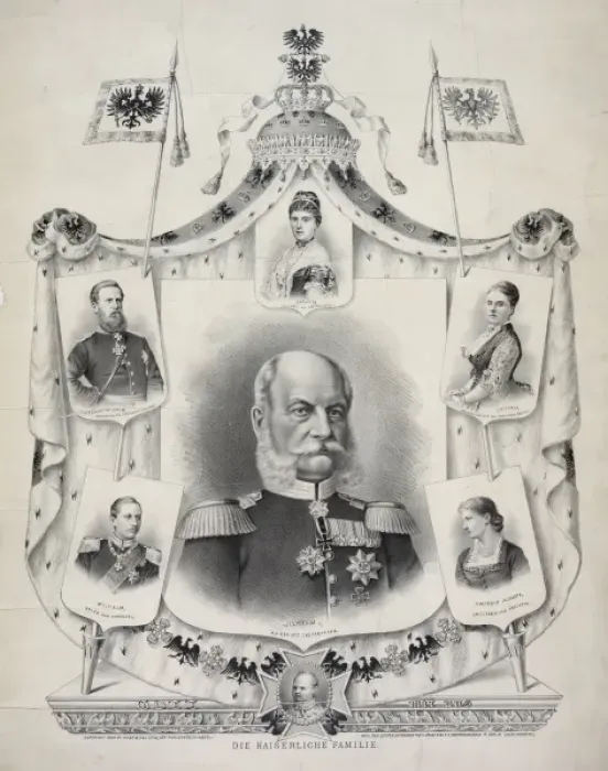 Framed Print : Die Kaiserliche Familie Framed Print : Die Kaiserliche Familie