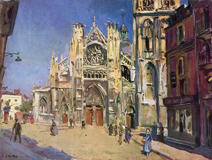 Framed Print : DIEPPE / ST JACQUES C1930 Framed Print : DIEPPE / ST JACQUES C1930