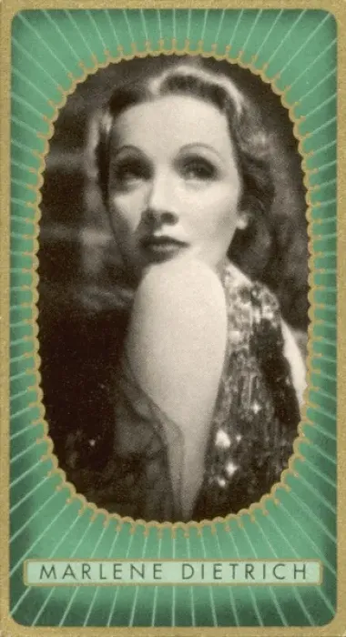 Framed Print : Dietrich / Cig Card Framed Print : Dietrich / Cig Card