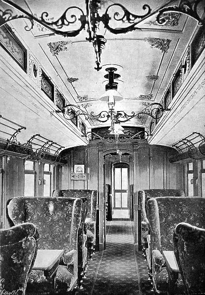 Dining carriage in the East Coast Express