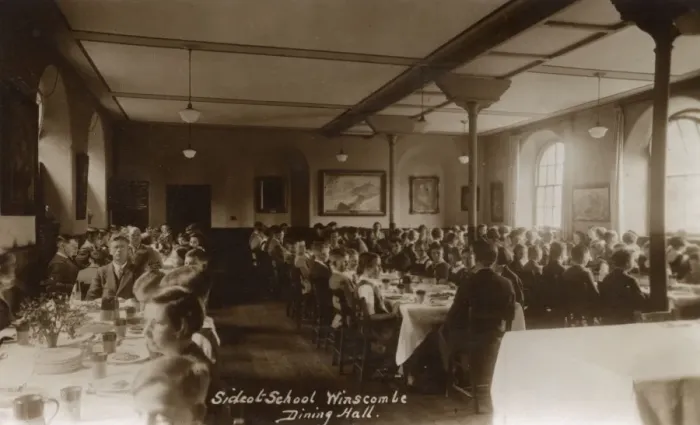 Framed Print : Dining Hall, Sidcot School, Winscombe, Somerset Framed Print : Dining Hall, Sidcot School, Winscombe, Somerset