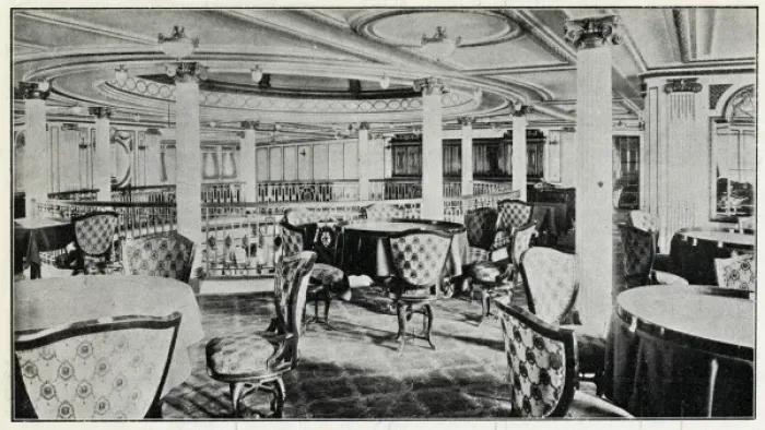 Framed Print : Dining saloon of the Lusitania Framed Print : Dining saloon of the Lusitania