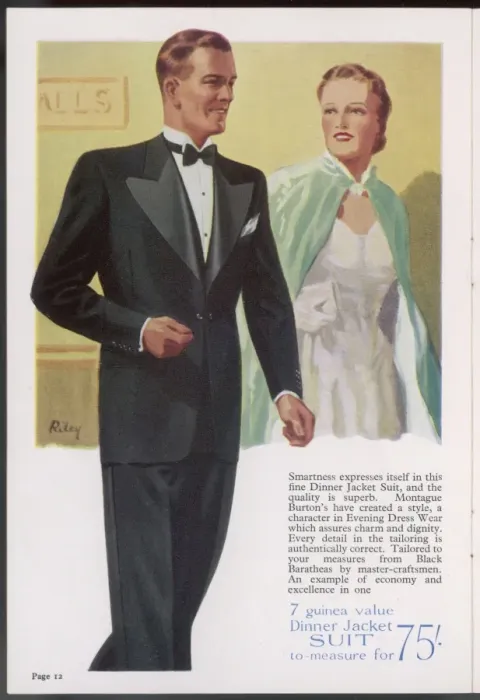 Framed Print : Dinner Jacket Suit 1938 Framed Print : Dinner Jacket Suit 1938