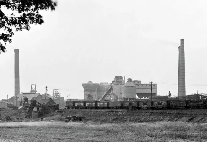 Framed Print : Dinnington Colliery early 1900's Framed Print : Dinnington Colliery early 1900's