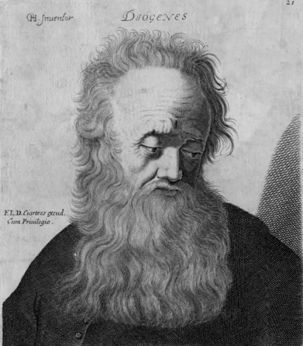 Framed Print : Diogenes Portrait Framed Print : Diogenes Portrait