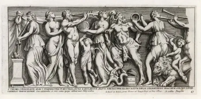 Framed Print : Dionysian Revellers Framed Print : Dionysian Revellers
